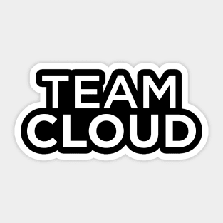 Team Cloud Sticker